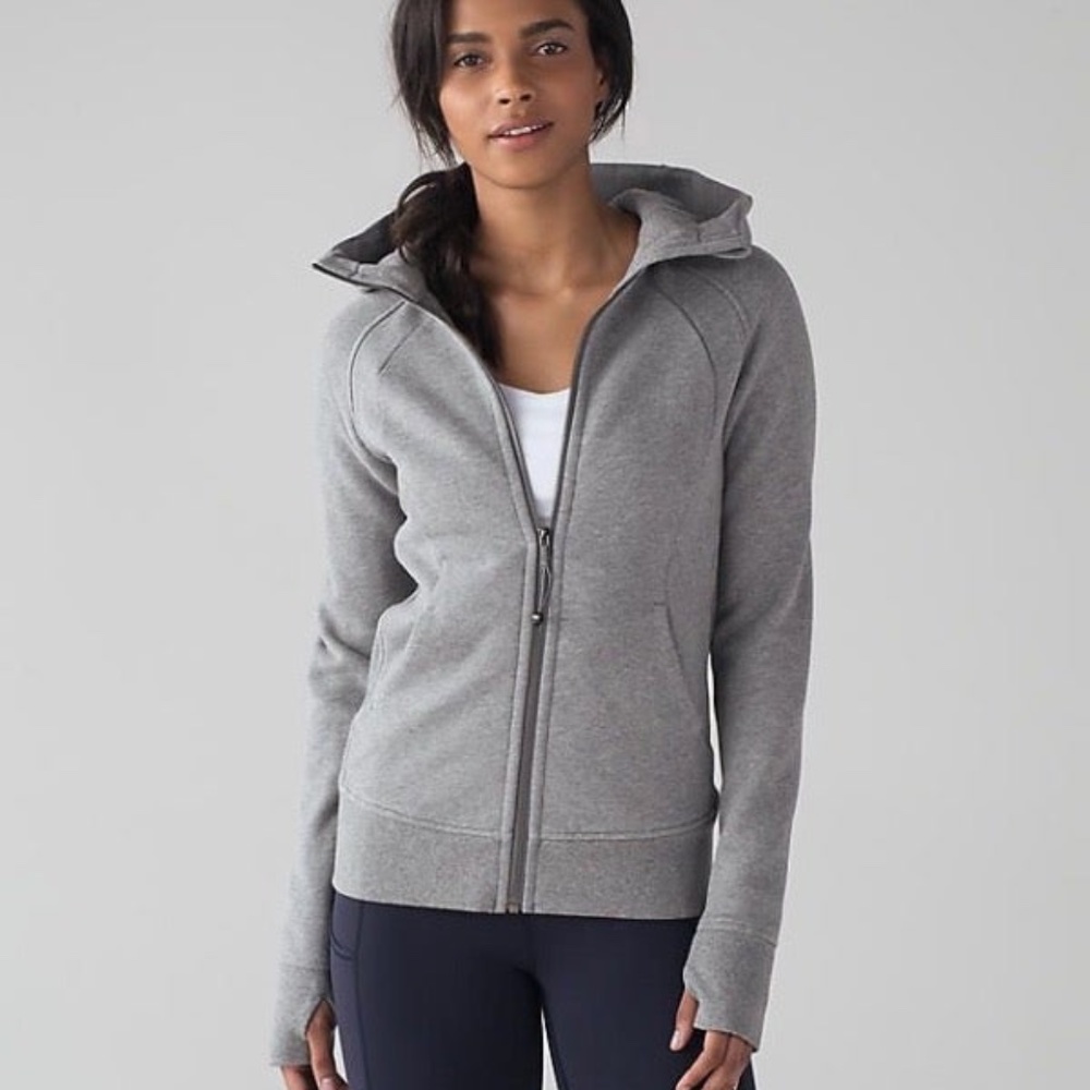 Lululemon Light as warm Scuba Hoodie grey